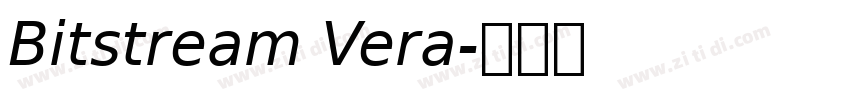 Bitstream Vera字体转换